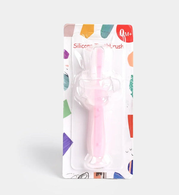 Silicone Toothbrush + Teether For Babies AlRehmat Mall